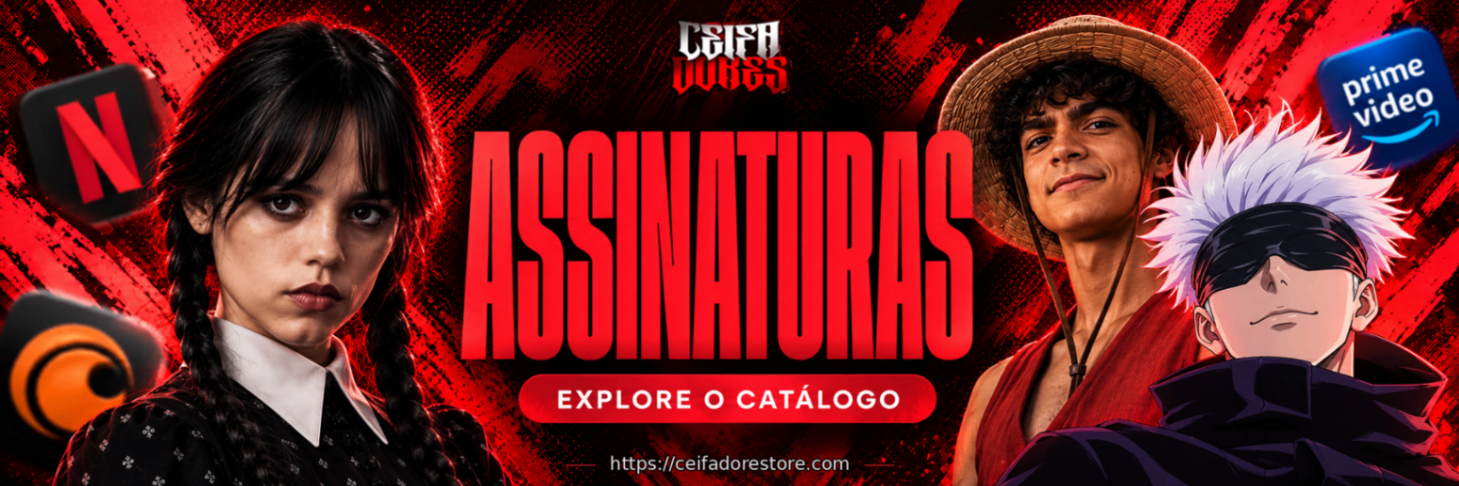 Catálogo de Assinaturas Diversas da Ceifadores Store