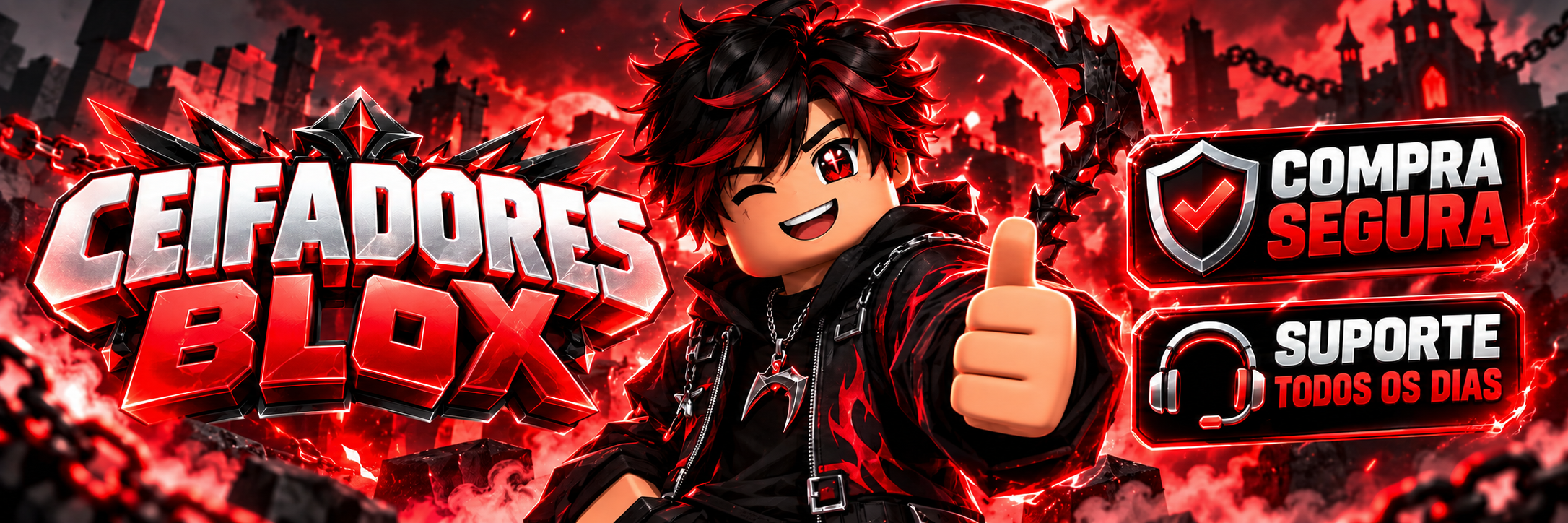 Ceifadores Blox — compra segura e suporte todos os dias