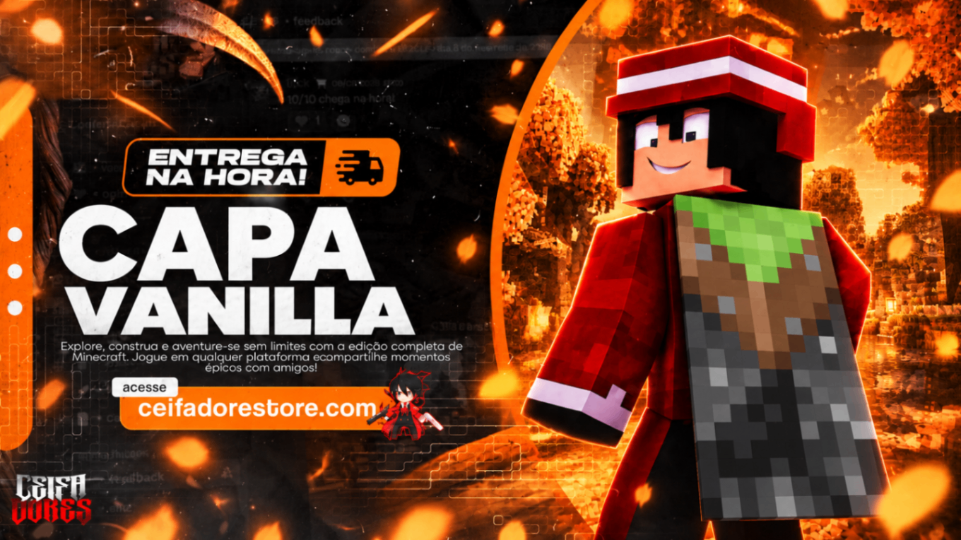 MINECRAFT FULL ACESSO + VANILLA (GARANTIA ETERNA )