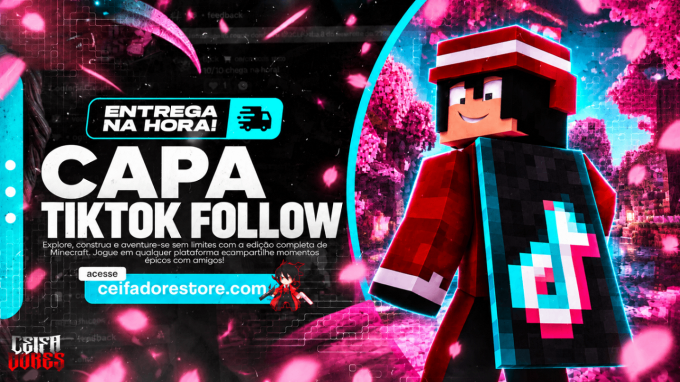 MINECRAFT FULL ACESSO + CAPA TIKTOK ( GARANTIA ETERNA )