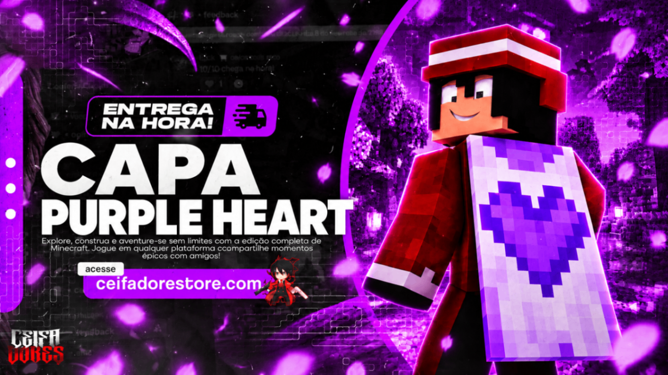 MINECRAFT FULL ACESSO + CAPA TWITCH (GARANTIA ETERNA)